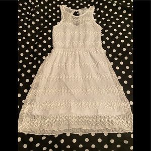 Charlotte Russe White lace dress